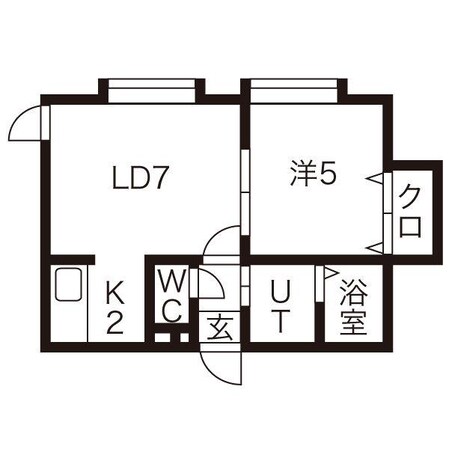 メゾンエスポワールの物件間取画像